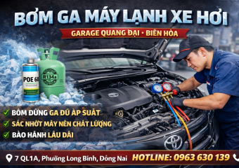 Bơm ga máy lạnh xe hơi