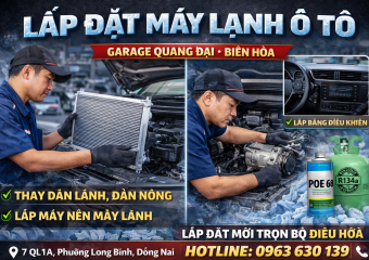Lắp đặt máy lạnh ô tô